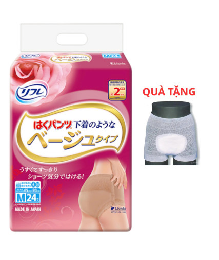 Tã - Bỉm quần người lớn Livedo (Size M) tặng quần lót lưới Abena